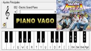 Video thumbnail of "AMERICA BRASS - SI TE VAS FT DAVID CASTRO - PIANO ELECTRONICO 2.5"
