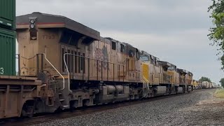 UP 5388 leads a high priority SB intermodal train on 3-30-2026￼