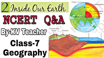 Question Answers ONLY / Inside Our Earth / Class-7 Geography NCERT Chapter-2 Solution By-KV Teacher