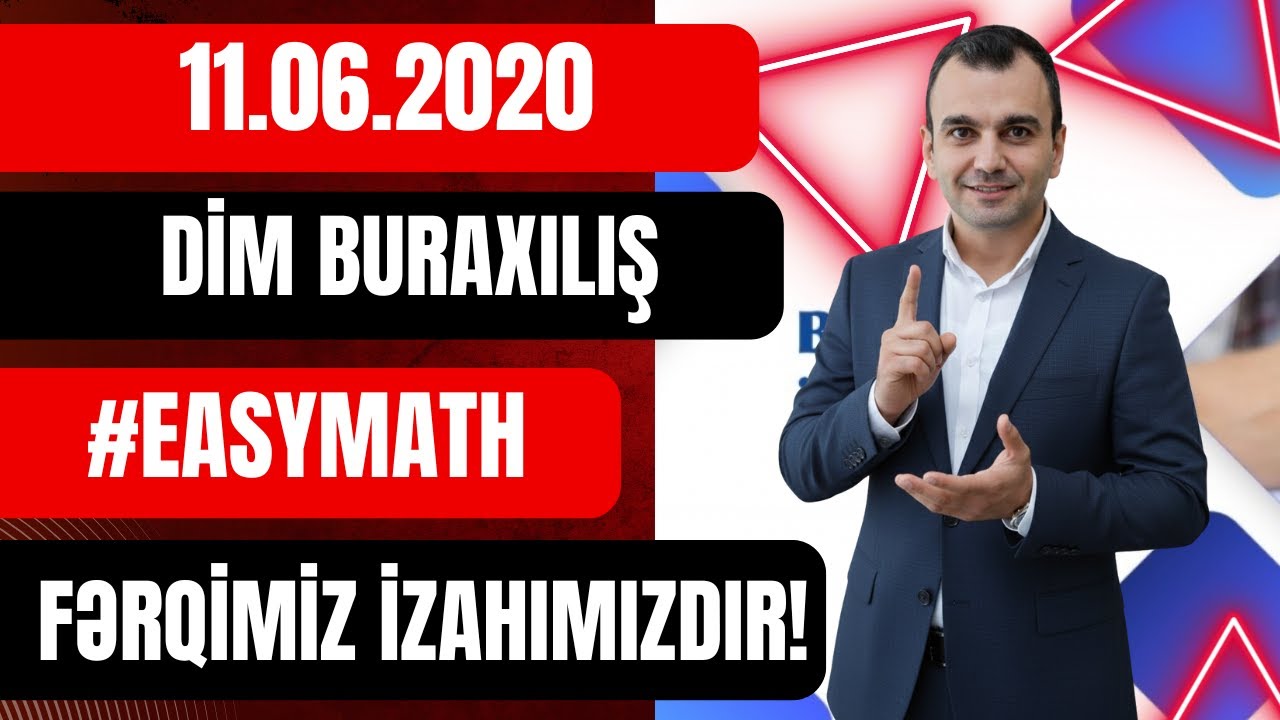 Buraxılış DİM (Riyaziyyat 10.06.2020)