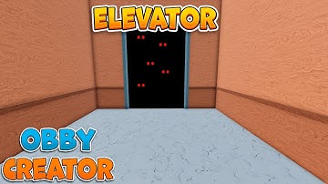 Obby Creator how to make elevator