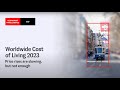 Worldwide cost of living 2023