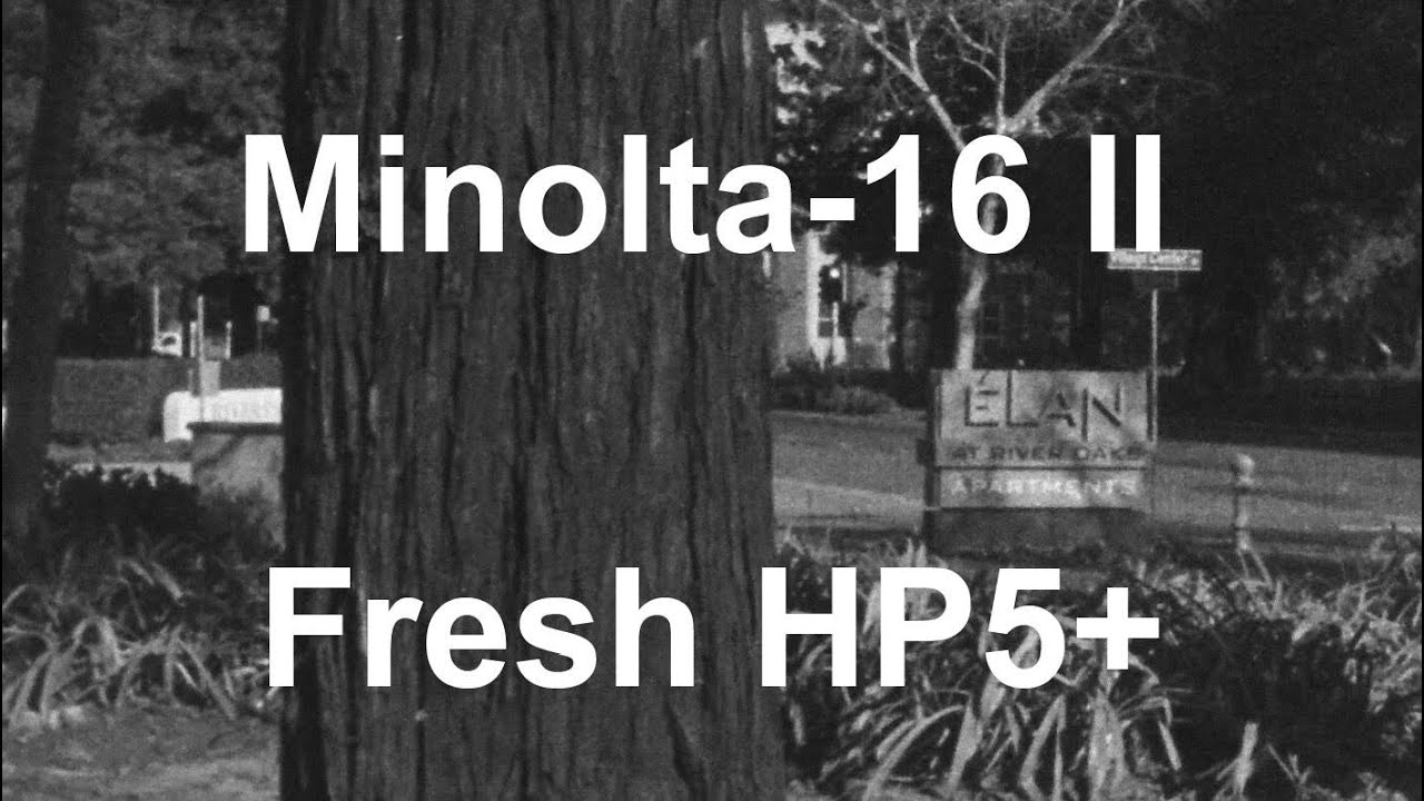Minolta-16 II Subminiature “Spy” Camera respooled fresh HP5+ slit to 16mm