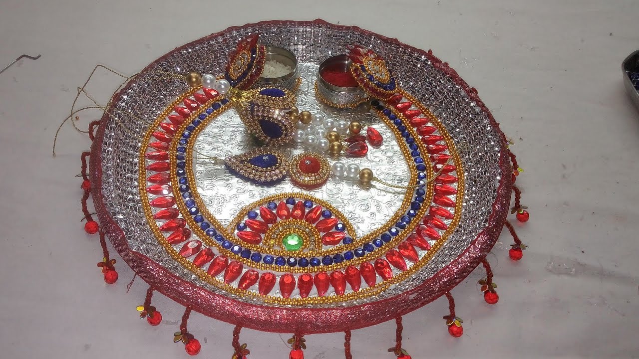 Rakhi tray diy How to make rakhi tray 35 YouTube