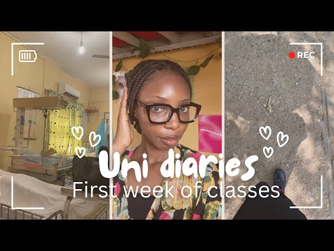 UNI DIARIES🏫💕: first week of classes, research project, job application?