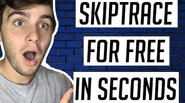How to Skiptrace for FREE |Wholesaling Real Estate