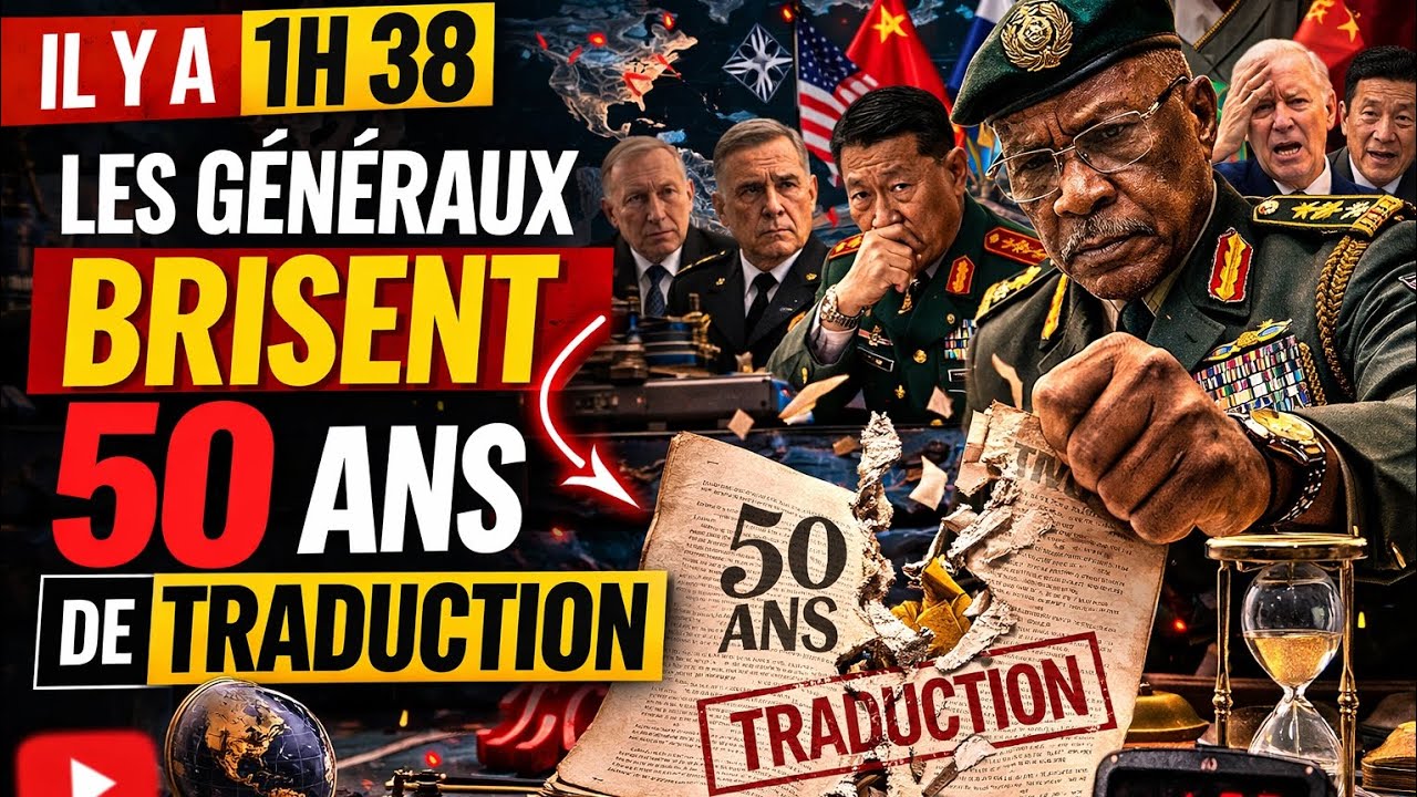 ⚠️ Il y a 1H38 : Les Généraux Brisent 50 Ans de Tradition