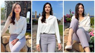 Lavender Tailored Suit + Corporate Chic + Lilac Crepe screenshot 5