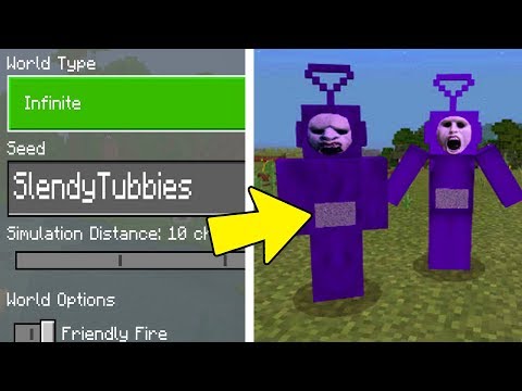 DO NOT PLAY MINECRAFT ON The SLENDYTUBBIES WORLD!