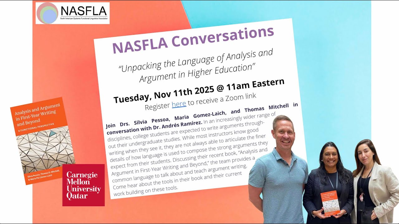 NASFLA Conversation: Analysis and Argument in First Year Writing and Beyond