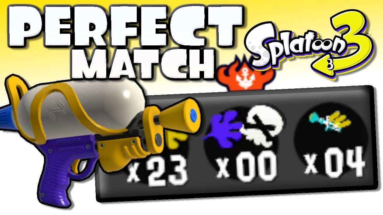 When you PLAY PERFECTLY in SPLATOON 3! (Top 500 Player) - YouTube