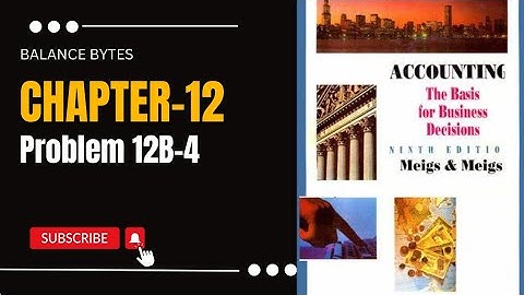 Chapter 12 | Partnership | Problem 12B-4 | Meigs and Robert Accounting | by Prof. Muhammad Sufyan