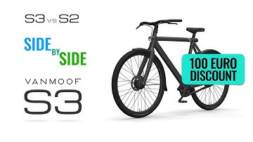 VanMoof S3 & VanMoof S2 - side by side close up shot #VanMoofS3 #Refresh #Moofer