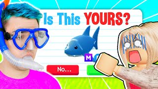 Honesty Test Is This Mega Shark Yours? Annoying Karen Scams Me Liars Exposed Adopt Me Roblox