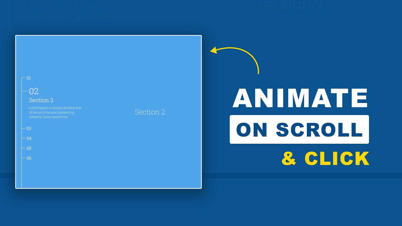 Awesome Full Page Scroll Effect Tutorial - YouTube