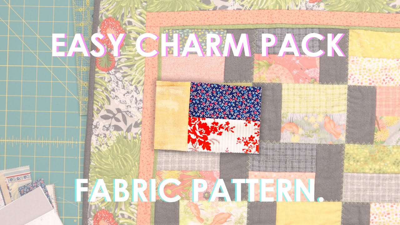 Easy Charm Pack Quilt Pattern - Perfect for Beginners! 