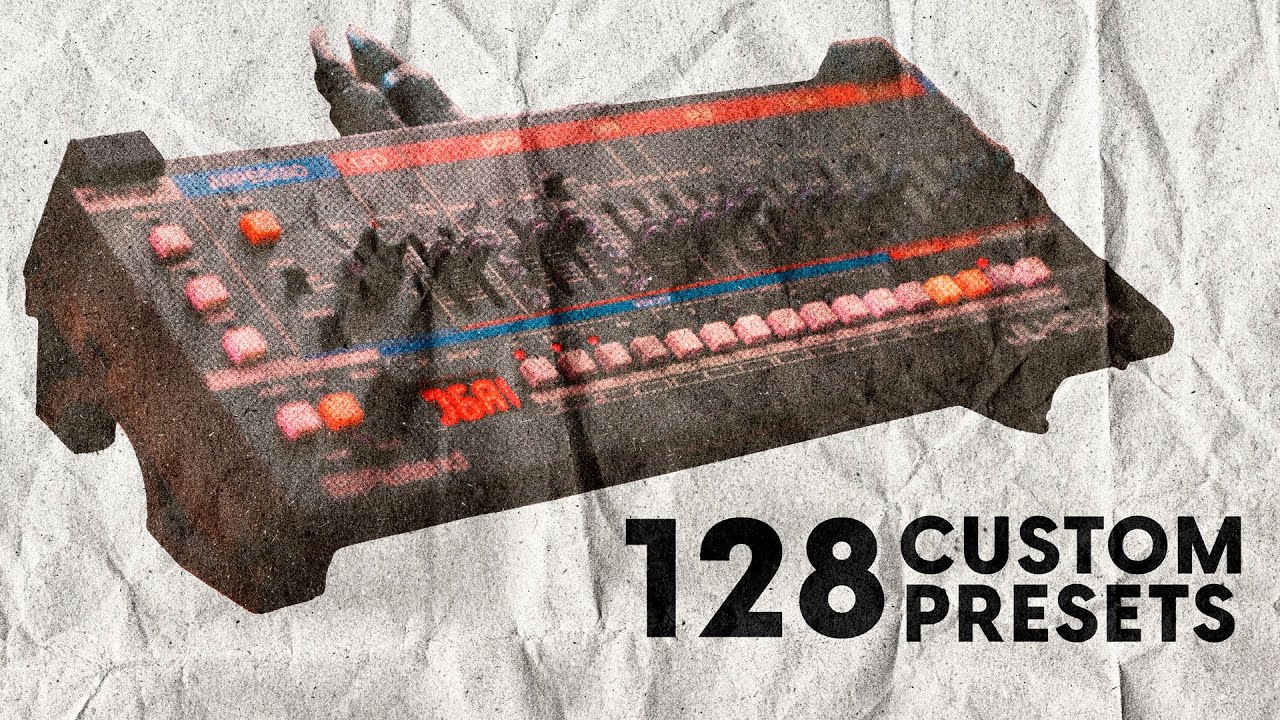 128 Custom Roland JU-06A Synth Full Preset Pack. Original Sound Design (The Stranger Things Style)