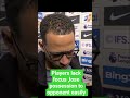 players lack focus,easily lose the ball to opponents.Rosenior account to 0-3 lose to Mancity