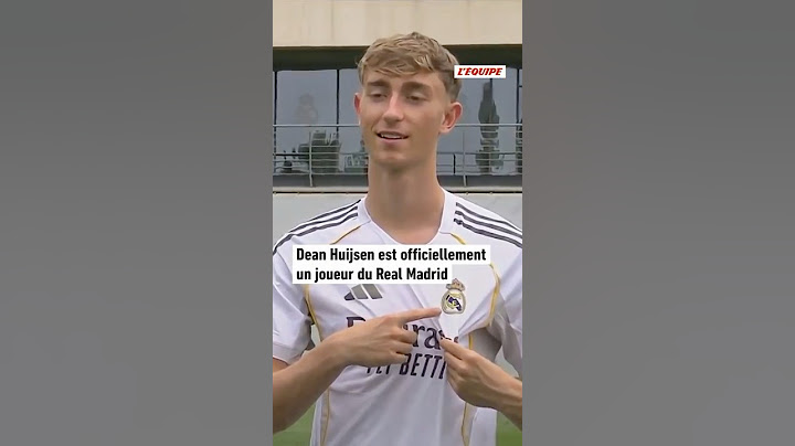 ⚪⚪ Dean Huijsen is officially a Real Madrid player! #realmadrid #transfers #huijsen