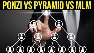 Ponzi schemes vs Pyramid schemes vs Multiple level marketing
