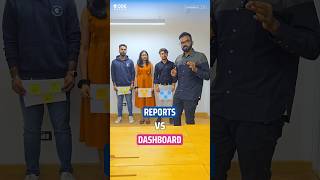 Reports vs Dashboard #shorts #codebasics #powerbi #reports #dashboard