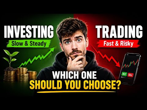 Thumbnail for Trading vs Investing || Which Is Better for Building Wealth in 2026?
