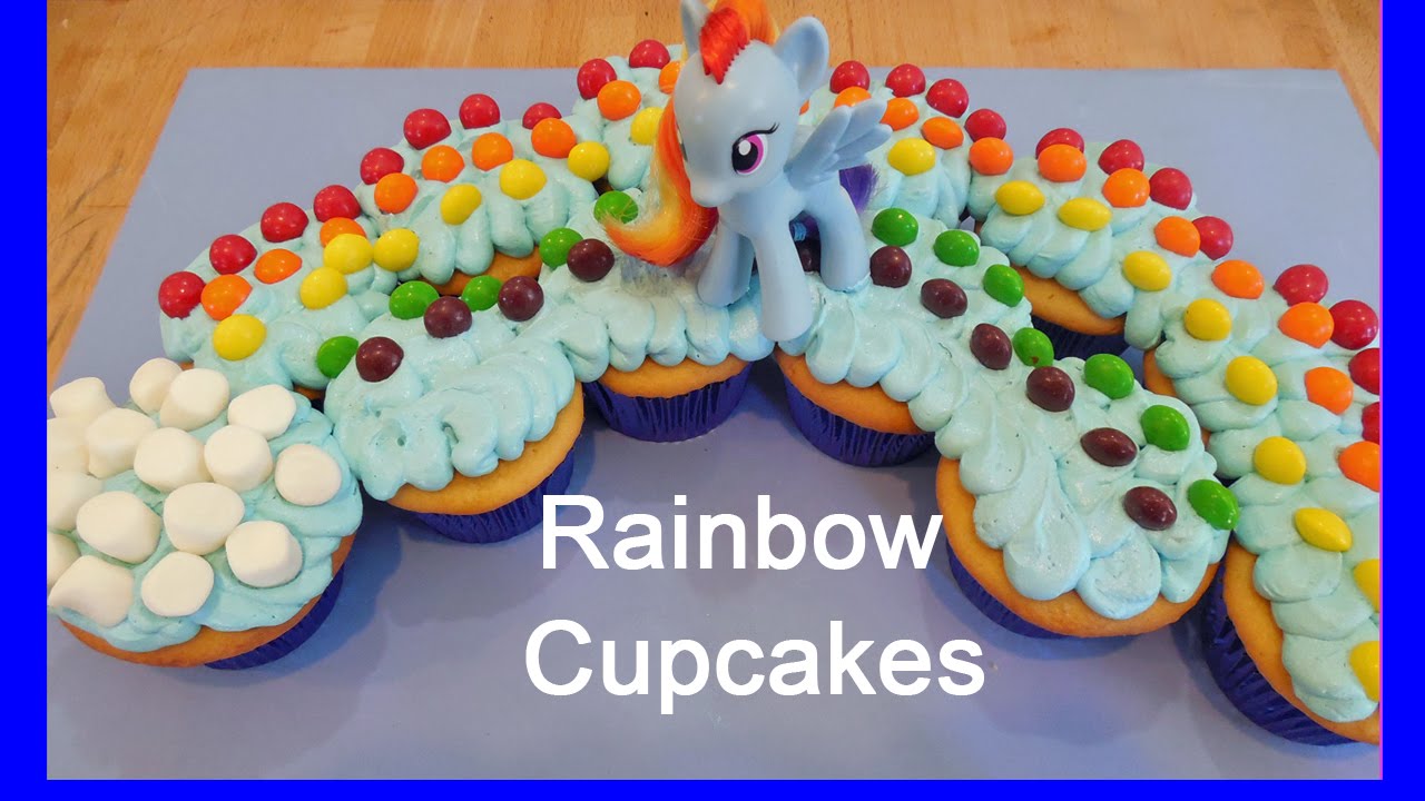 Little Pony Rainbow Cupcake Cake Little Pony Rainbow Cupcake Cake