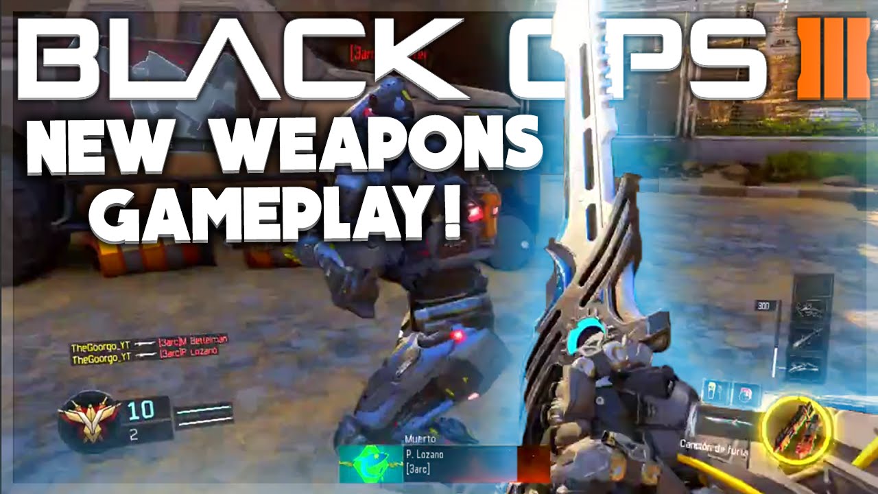 BO3 ALL `NEW WEAPONS` GAMEPLAY! - M2 RAIDER, FURY' SONG ... - 