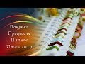 95. Вышивка крестом. Покупки, процессы, планы. Июль 2019.