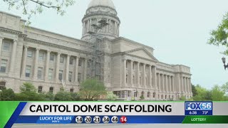Construction has begun at the state Capitol