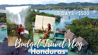 Honduras BUDGET Travel Vlog: Roatan, Pulhapanzak, Little French Key & More