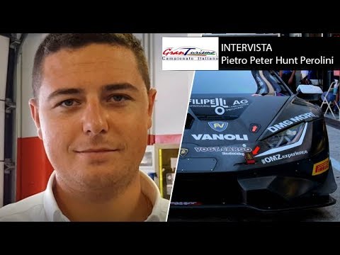 Campionato GT ITALIANO  INTERVISTA Pietro Peter Hunt Perolini