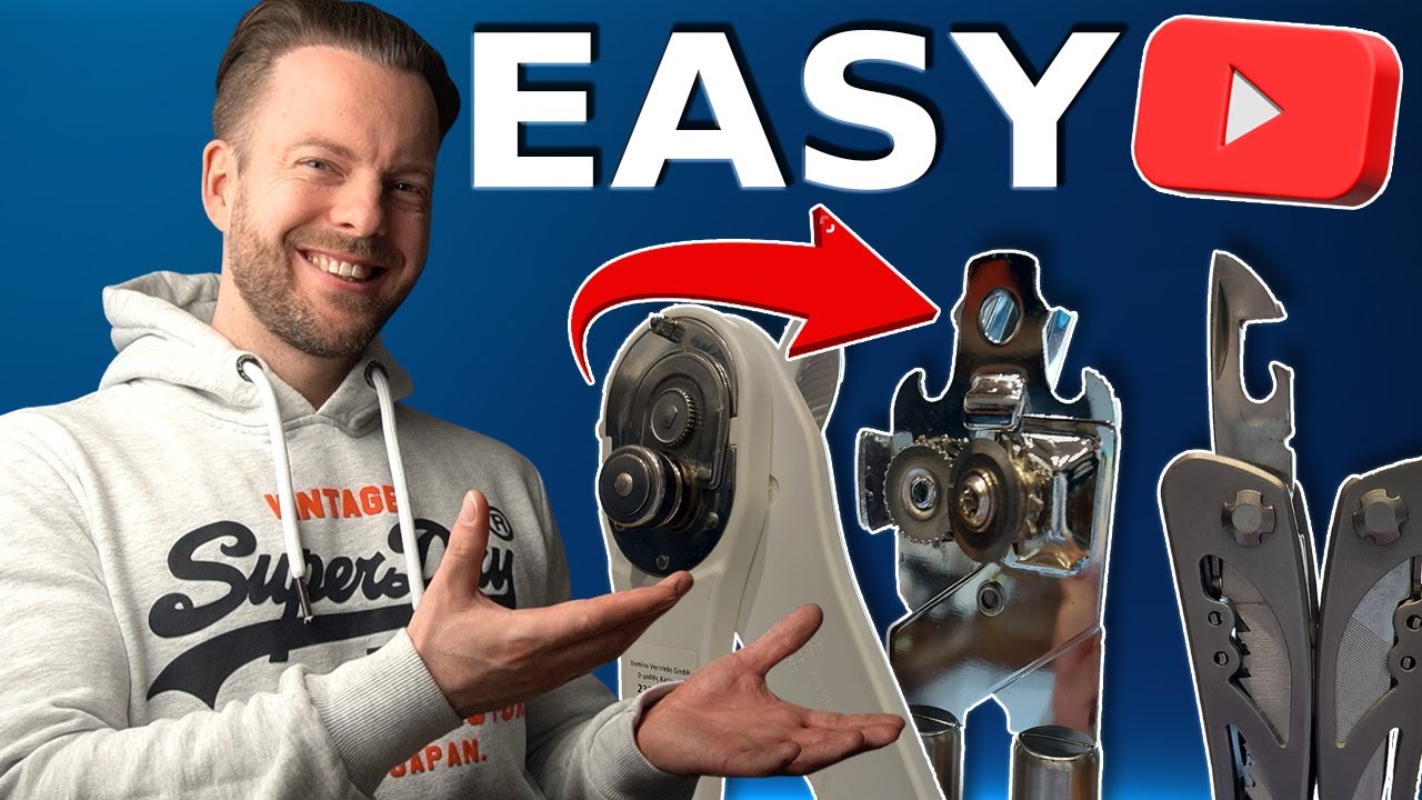 Dose öffnen 🆗 Einfach jeden Dosenöffner benutzen - Anleitung für alle