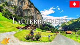 Lauterbrunnen, Switzerland 4K Ultra HD • Stunning Footage, Scenic Relaxation Film with Calming Music
