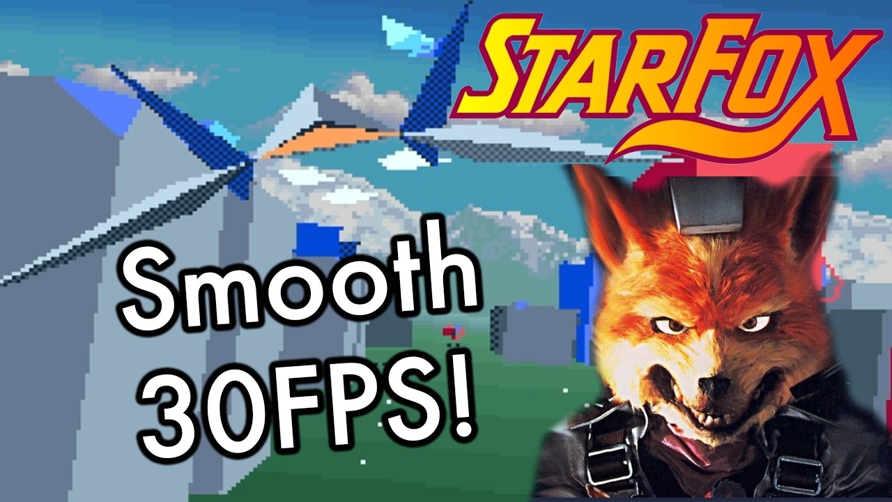 Star Fox (SNES) modified to finally run at a smooth 30FPS!