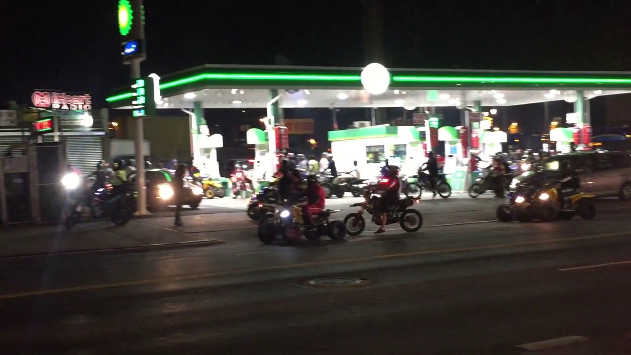 MOTORBIKE MOBBIN EAST HARLEM (AT THE BP)