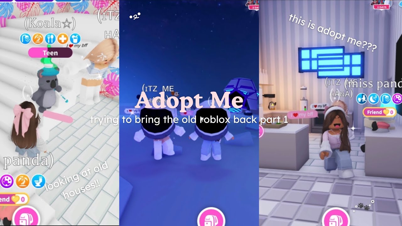 Trying to bring the old Roblox back part 1: ADOPT ME!! - YouTube