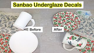 How To Apply Sanbao Ceramic Underglaze Decals