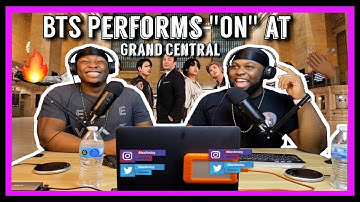 BTS Performs "ON" at Grand Central Terminal for The Tonight Show|Brothers Reaction!!!!