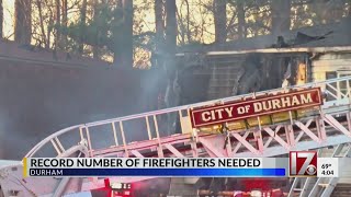 Durham Fire Department looking to hire 50 firefighters