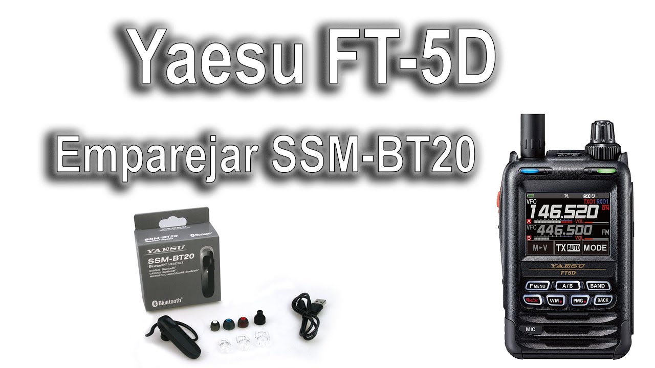 📶 How to Pair the Yaesu SSM-BT20 Bluetooth Microphone with your