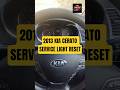 Kia Cerato 2013 Service Light Reset Guide. #kia #cerato #kiacerato #Service #cars