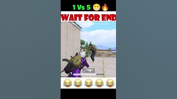 BGMI Funny 1v5 😂 | Wait Till The End #BGMI #1v5 #Clutch #BGMIClutch #BGMIFunnyMoments #Gaming