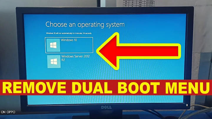How To Remove Dual Boot Choice Menu in Windows 10 | BCDEDIT Command to manage Boot Manager...