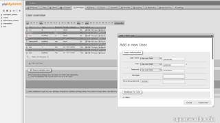 Wordpress SQL Database setup