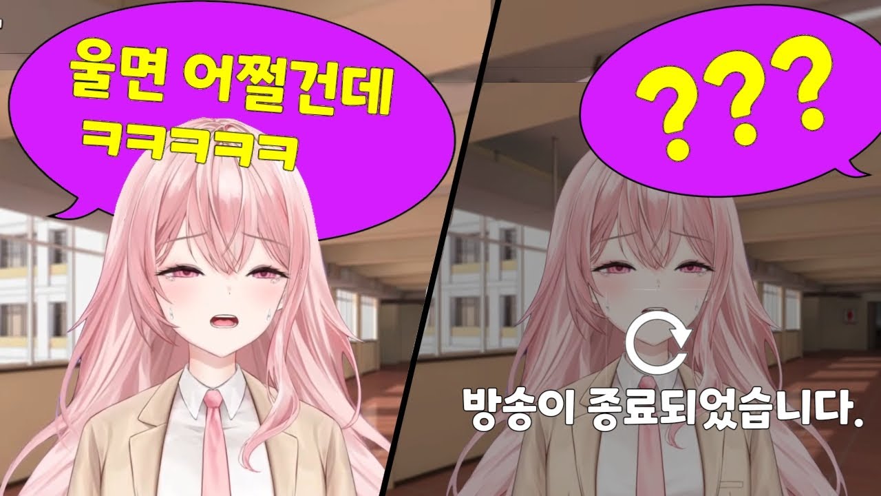 시청자들이 괴롭혀서 울면서 급방종한 허니츄러스