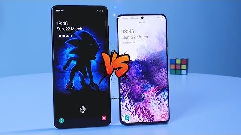 SAMSUNG GALAXY S20 vs SAMSUNG GALAXY A71 - Speed Test