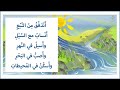 قصيدة أنا الماء I Am The Water Arabic Nursery Rhymes 