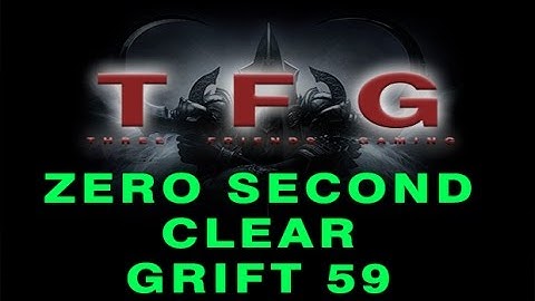 Greater Rift 59 clear - Zero Second Clear! ZDPS WD & Templar & UE/Krider DH - Patch 2.2 D3 RoS