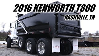2016 Kenworth T800 16&#39; Dump with Cummins ISX15 - ONLY 144k miles!